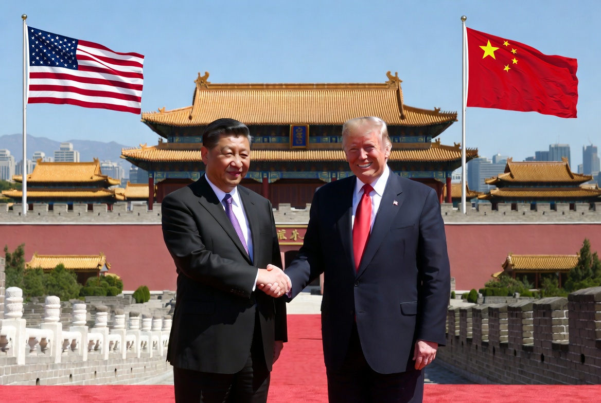 米大統領トランプの訪中